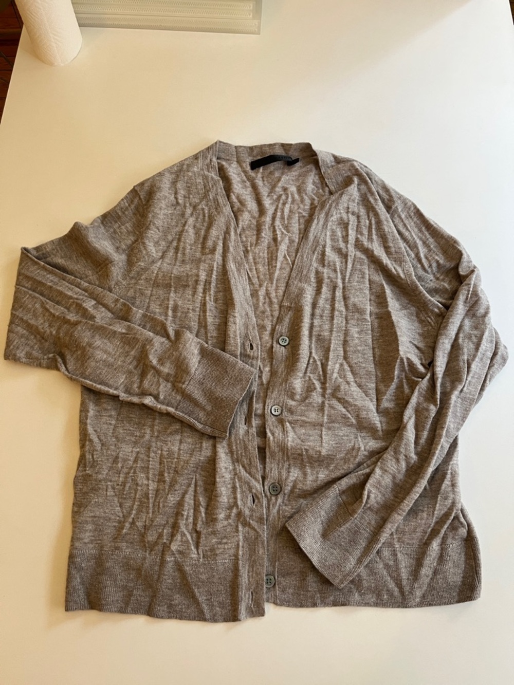 Jenni Kayne Soft Taupe Knit Top